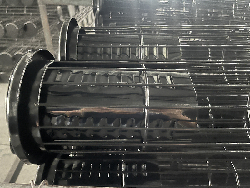 帶百葉窗設計雙節(jié)式有機硅袋籠